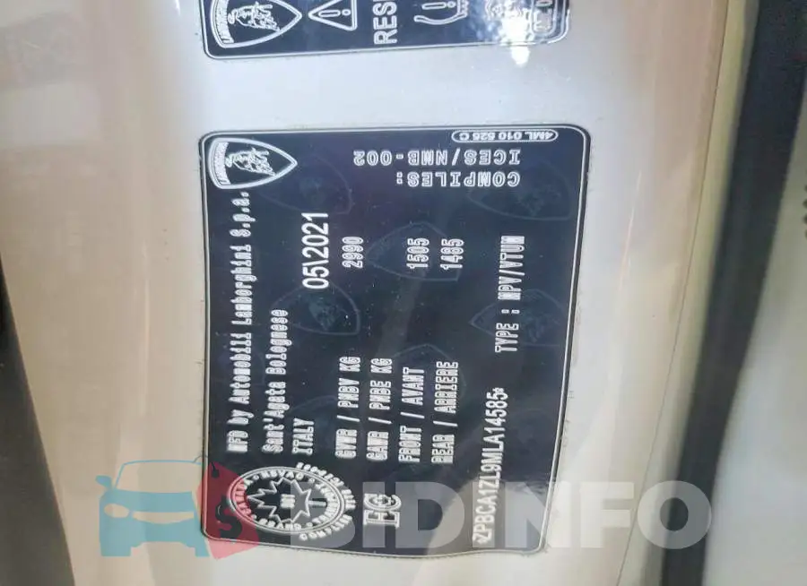 ZPBCA1ZL9MLA14585 Photo# 14