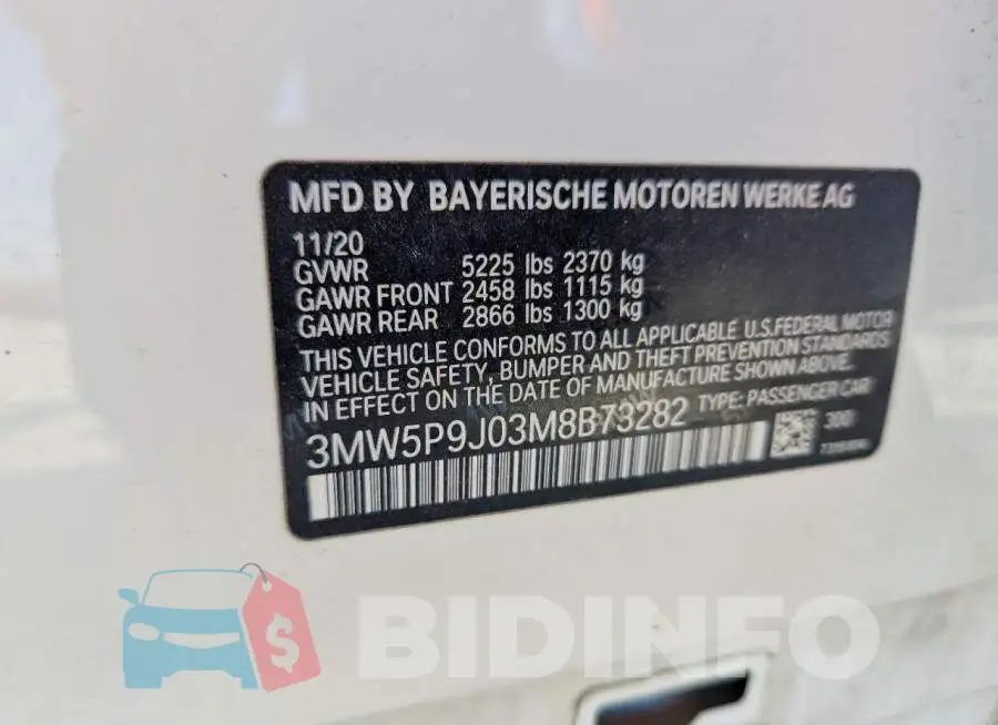 3MW5P9J03M8B73282 Photo# 13