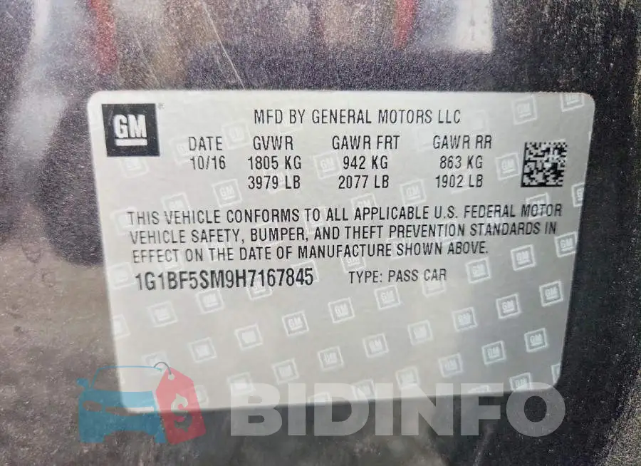 1G1BF5SM9H7167845 Photo# 13
