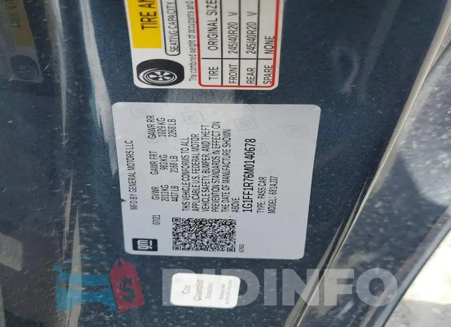 1G1FF1R76M0140678 Photo# 12