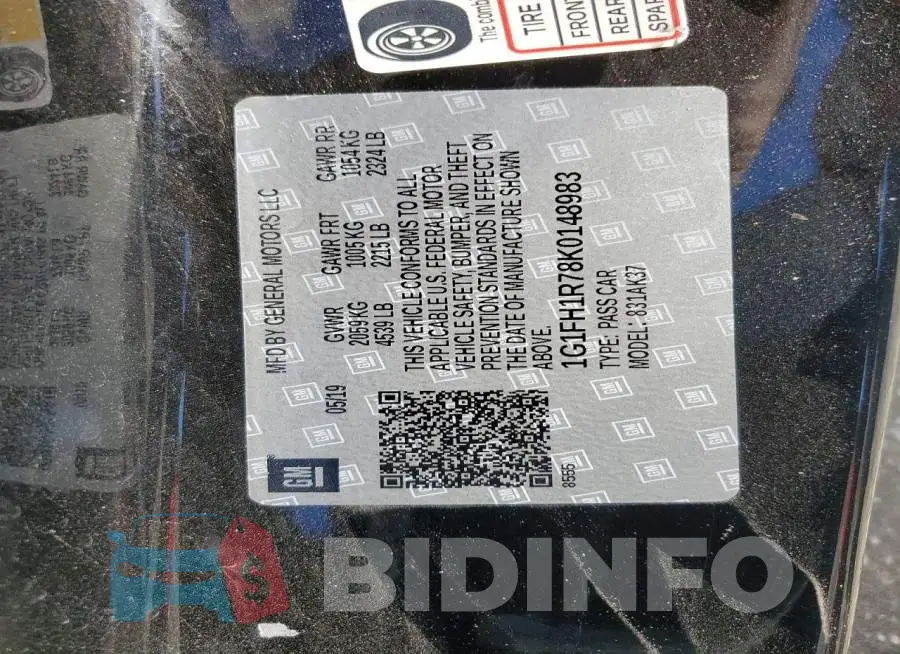 1G1FH1R78K0148983 Photo# 12