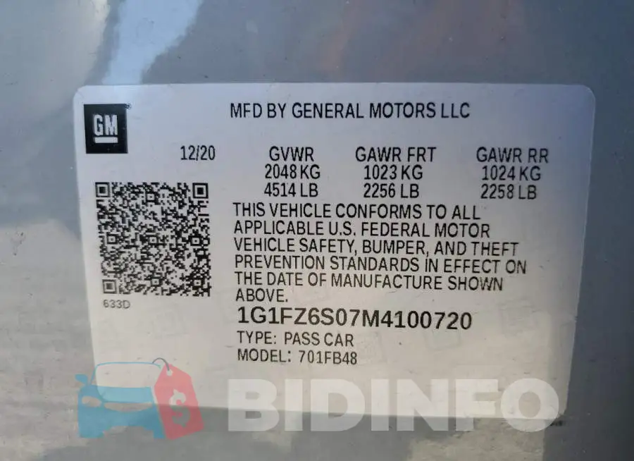 1G1FZ6S07M4100720 Photo# 13