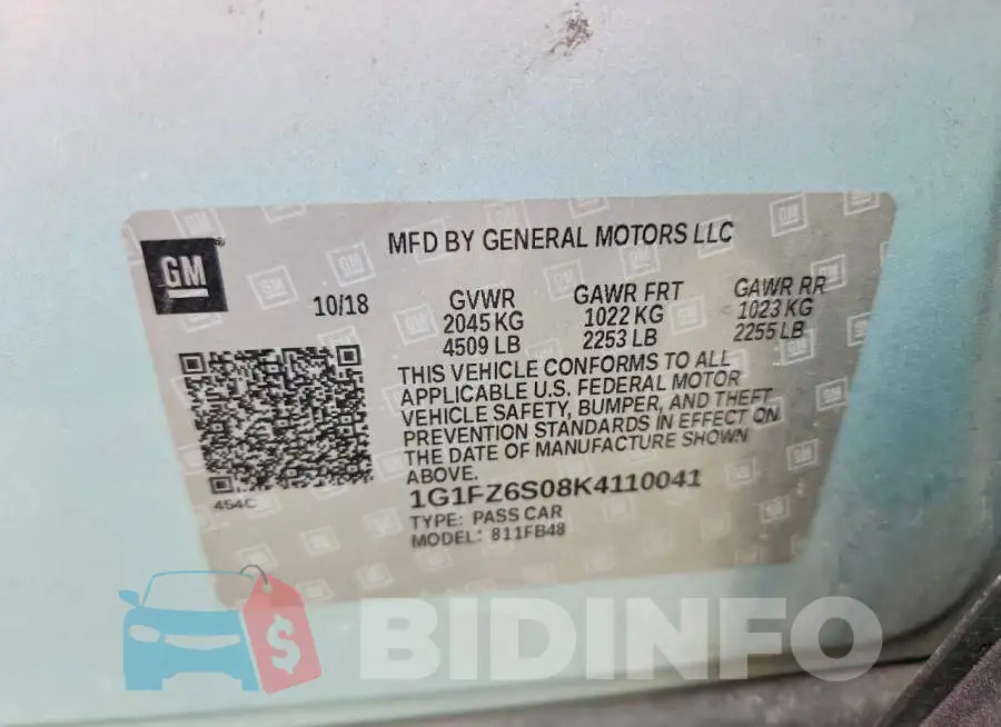 1G1FZ6S08K4110041 Photo# 12