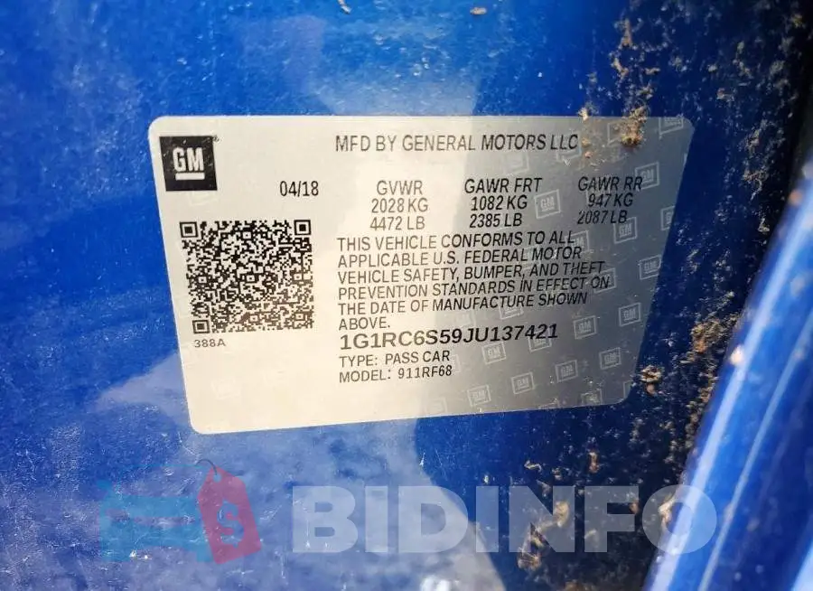 1G1RC6S59JU137421 Photo# 12