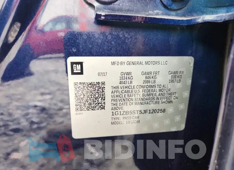 1G1ZB5ST5JF120258 Photo# 13