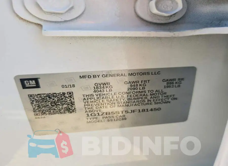 1G1ZB5ST5JF181450 Photo# 12