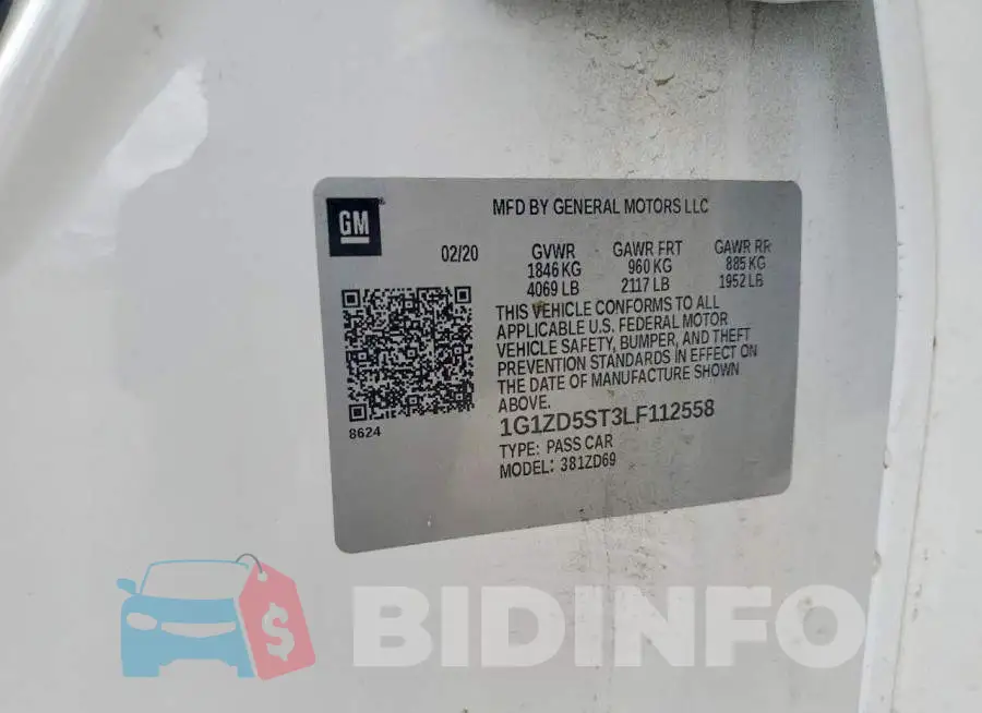 1G1ZD5ST3LF112558 Photo# 12