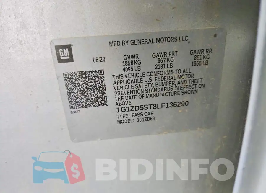 1G1ZD5ST8LF136290 Photo# 12