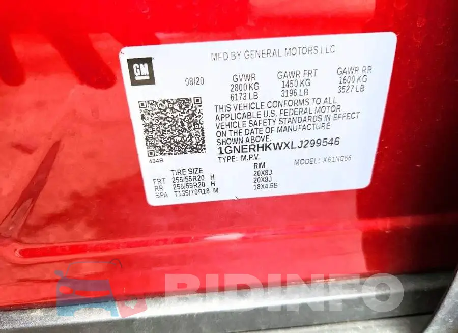 1GNERHKWXLJ299546 Photo# 12