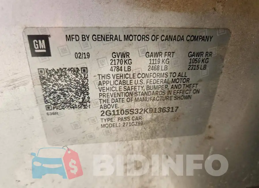 2G1105S32K9136317 Photo# 12