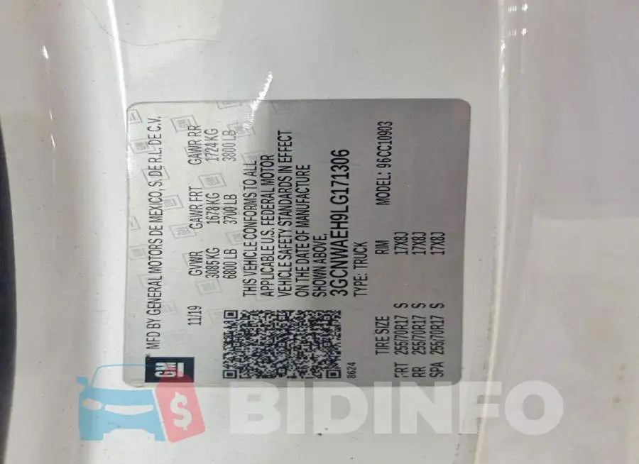 3GCNWAEH9LG171306 Photo# 12