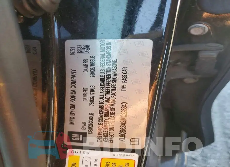 KL8CB6SA2MC228840 Photo# 12