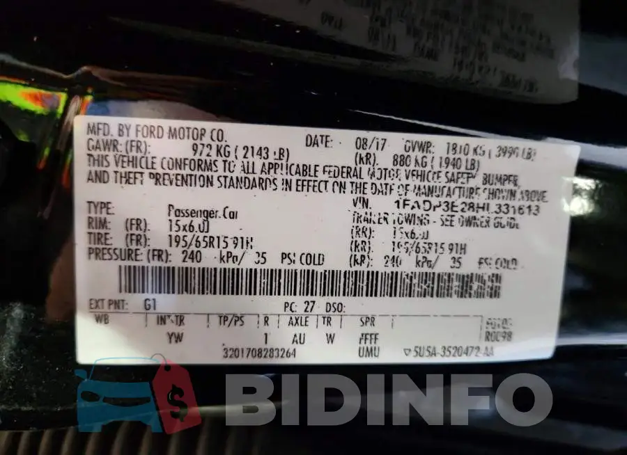 1FADP3E28HL331613 Photo# 12