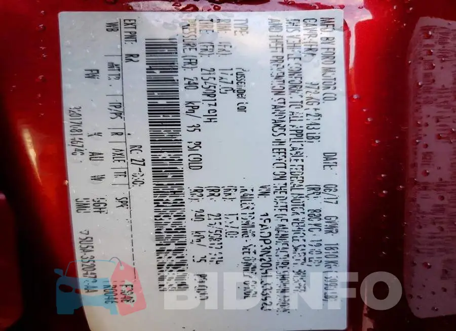 1FADP3N20HL333923 Photo# 13