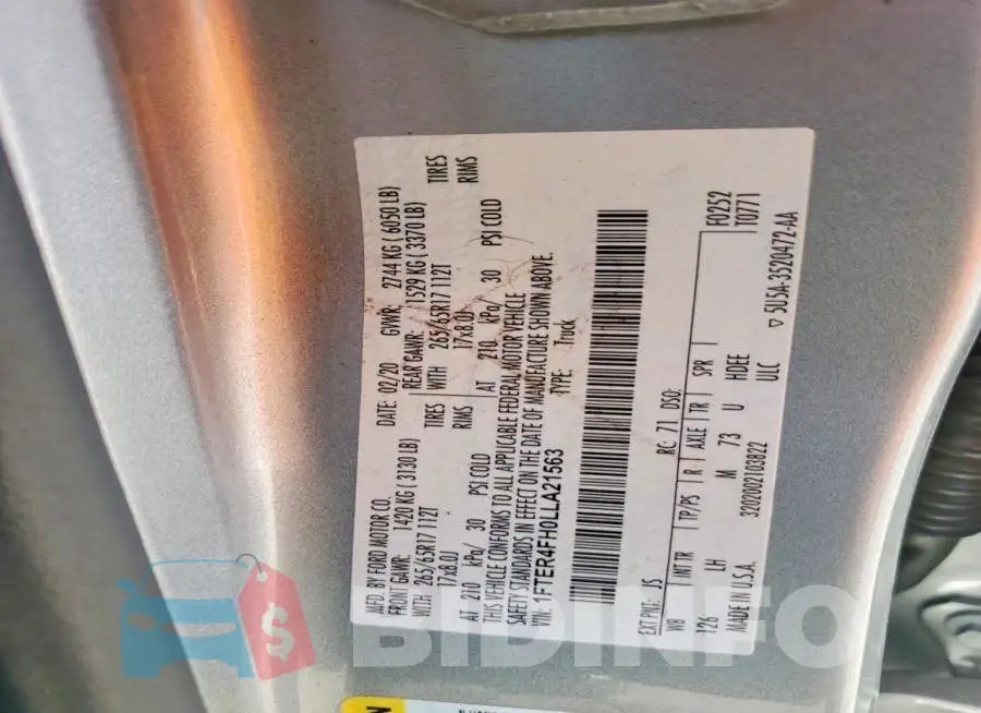 1FTER4FH0LLA21563 Photo# 12