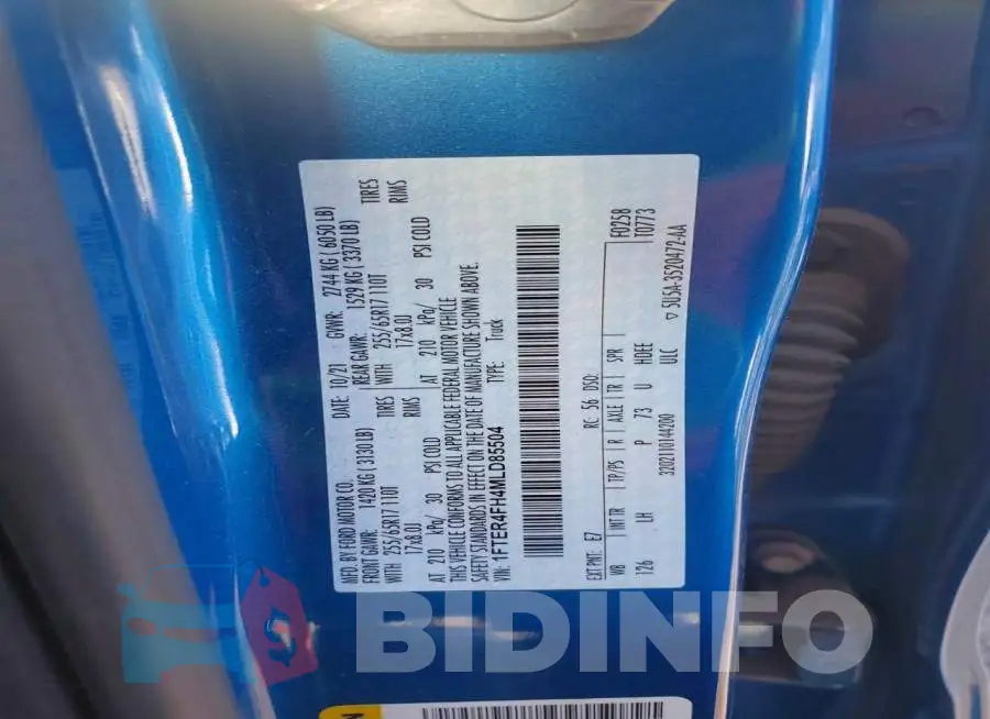 1FTER4FH4MLD85504 Photo# 12