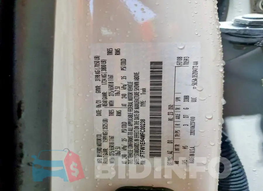 1FTFW1E54MFC00238 Photo# 12
