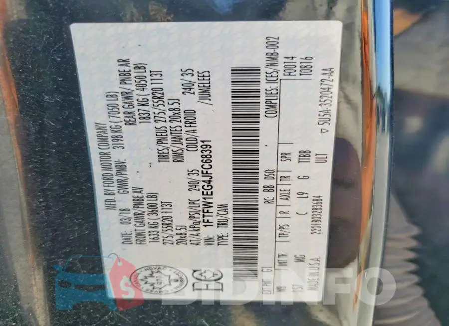 1FTFW1EG4JFC68391 Photo# 12
