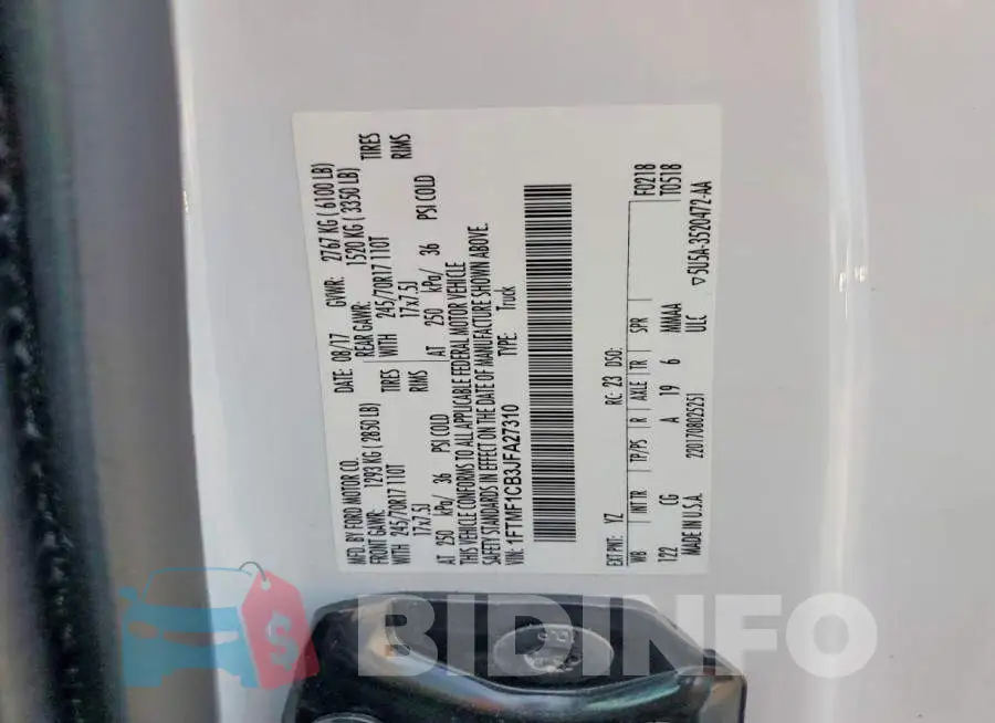 1FTMF1CB3JFA27310 Photo# 12