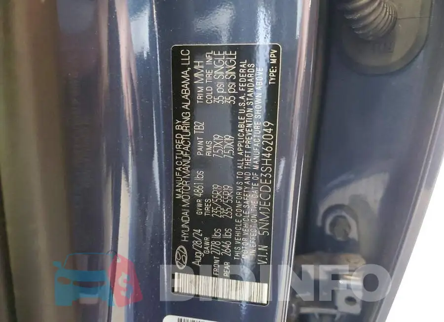5NMJECDE3SH462049 Photo# 13