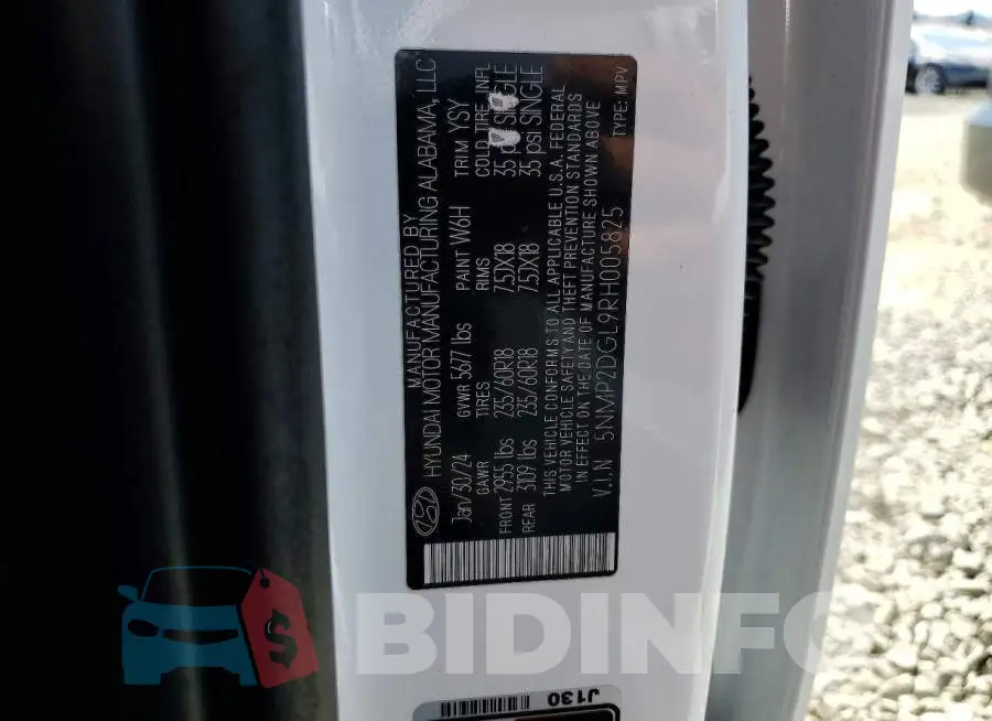 5NMP2DGL9RH005825 Photo# 13