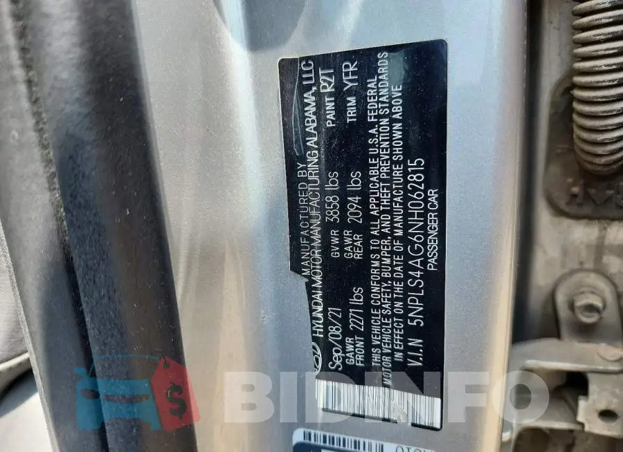 5NPLS4AG6NH062815 Photo# 12
