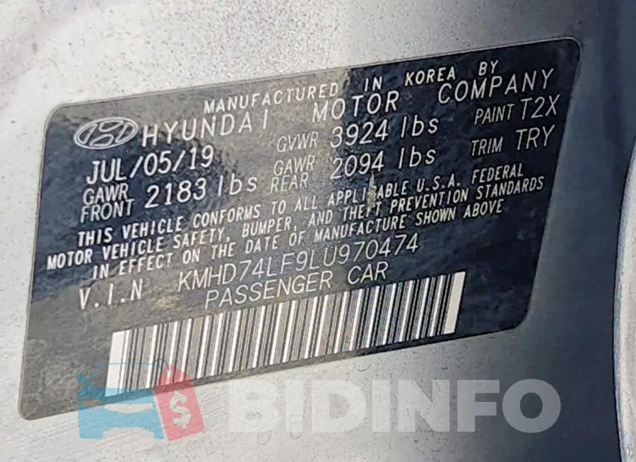 KMHD74LF9LU970474 Photo# 13