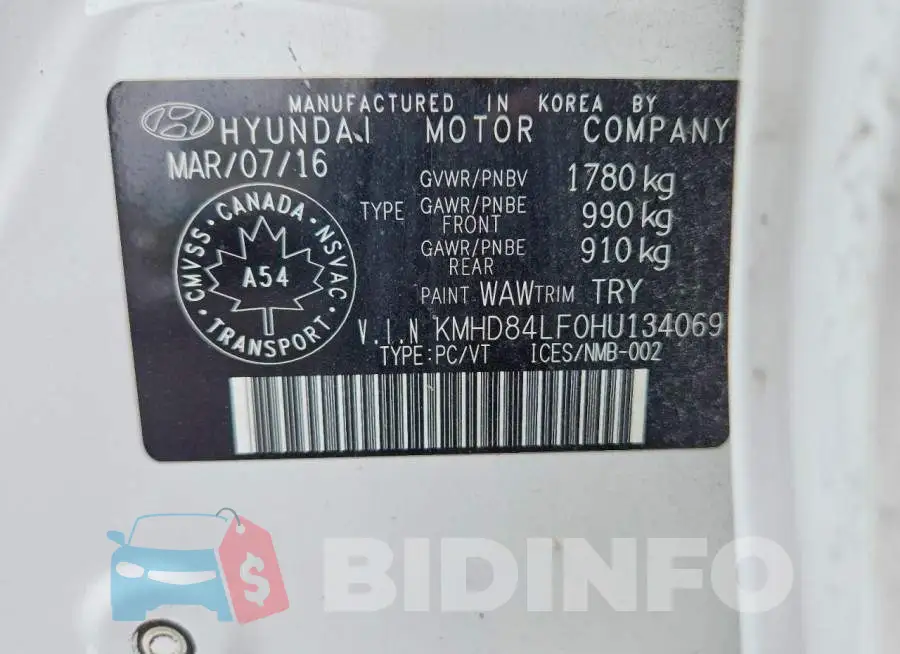 KMHD84LF0HU134069 Photo# 12