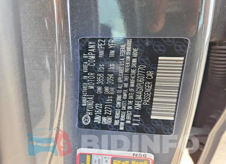 KMHLM4AGXPU607770 Photo# 13