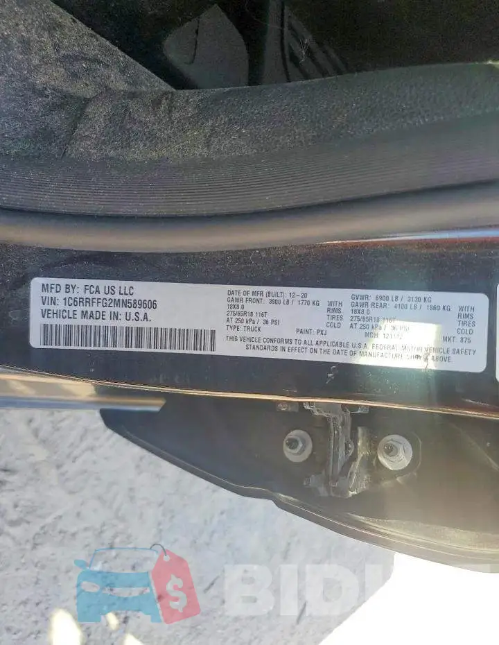 1C6RRFFG2MN589606 Photo# 12