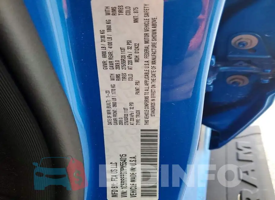 1C6RRFFG7PN554015 Photo# 13