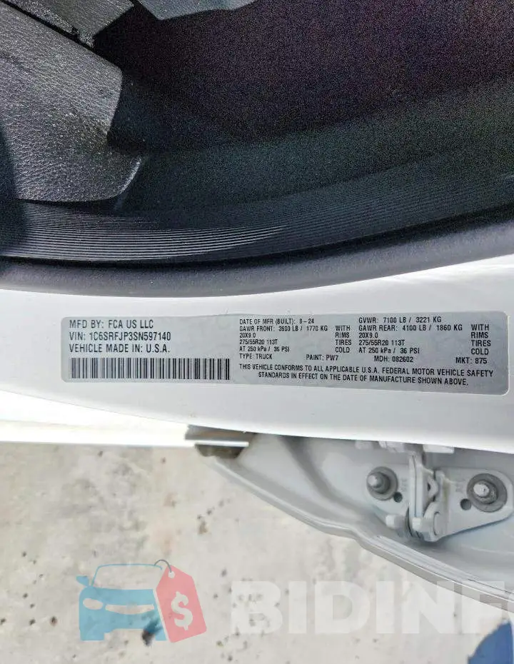 1C6SRFJP3SN597140 Photo# 12