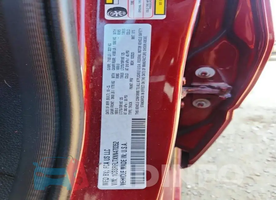 1C6SRFLTXNN470352 Photo# 12
