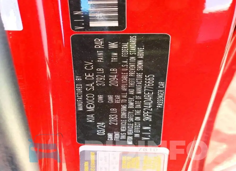 3KPF24AD4RE776665 Photo# 12