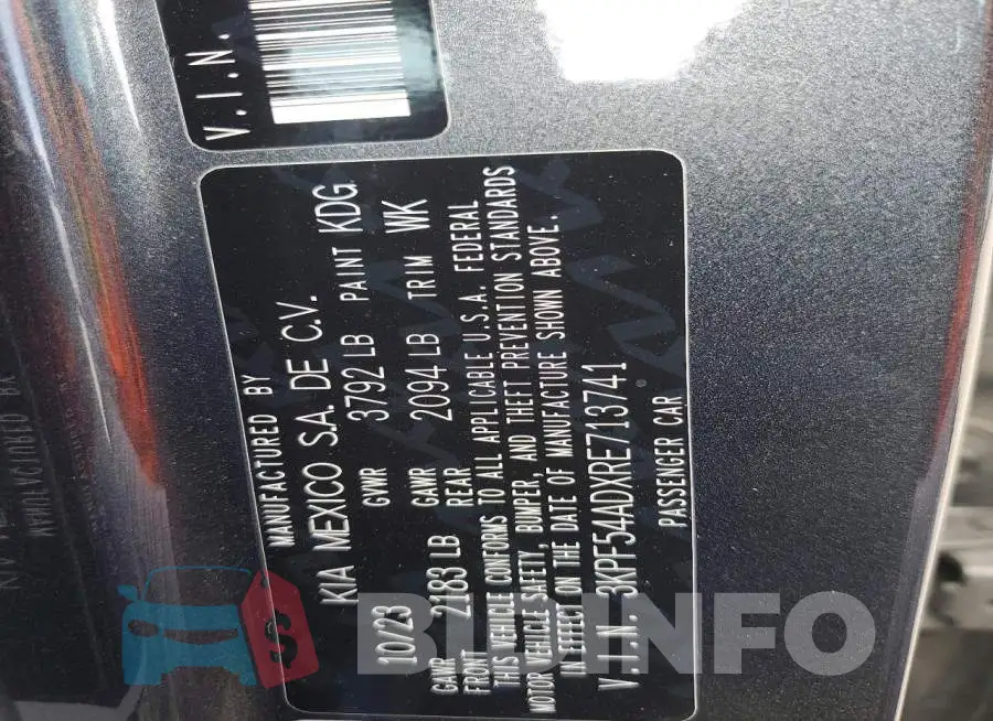 3KPF54ADXRE713741 Photo# 12