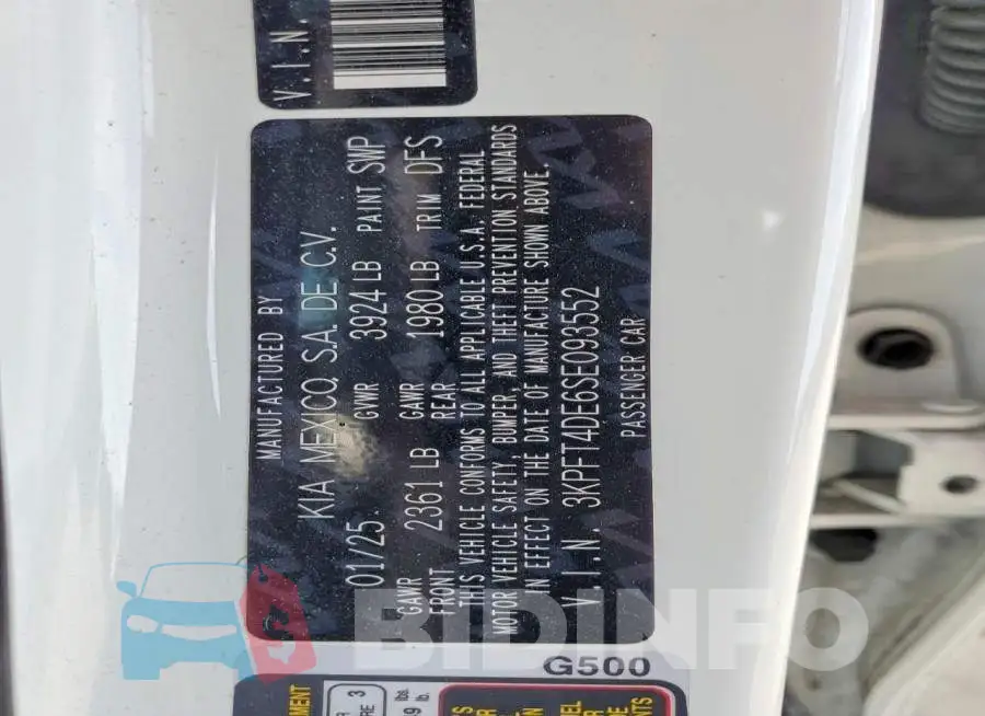 3KPFT4DE6SE093552 Photo# 13