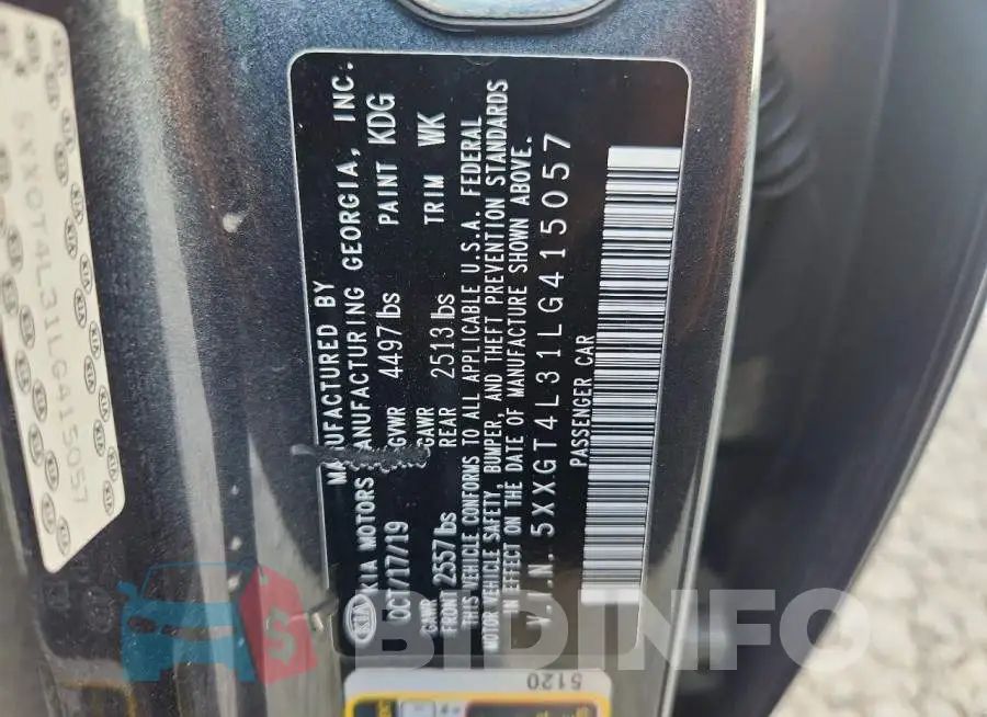 5XXGT4L31LG415057 Photo# 12