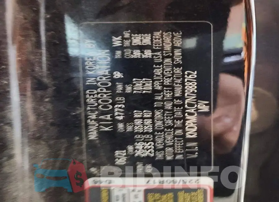 KNDPMCAC7N7988762 Photo# 14