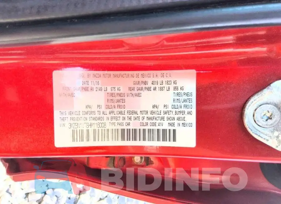 3MZBN1V78HM116008 Photo# 12