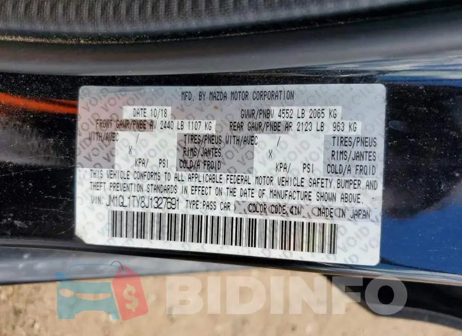 JM1GL1TY8J1327691 Photo# 12