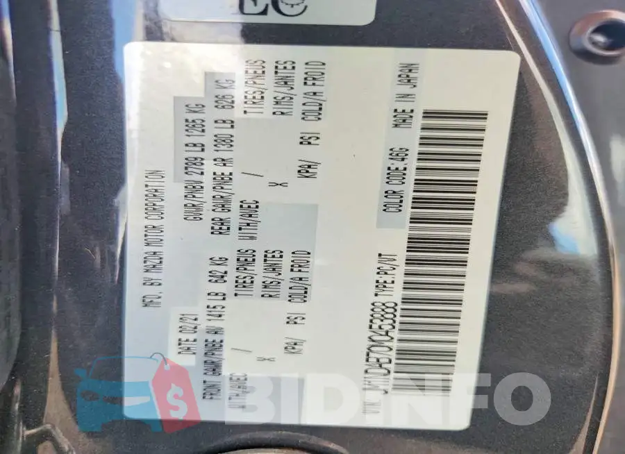 JM1NDAB70M0453888 Photo# 12