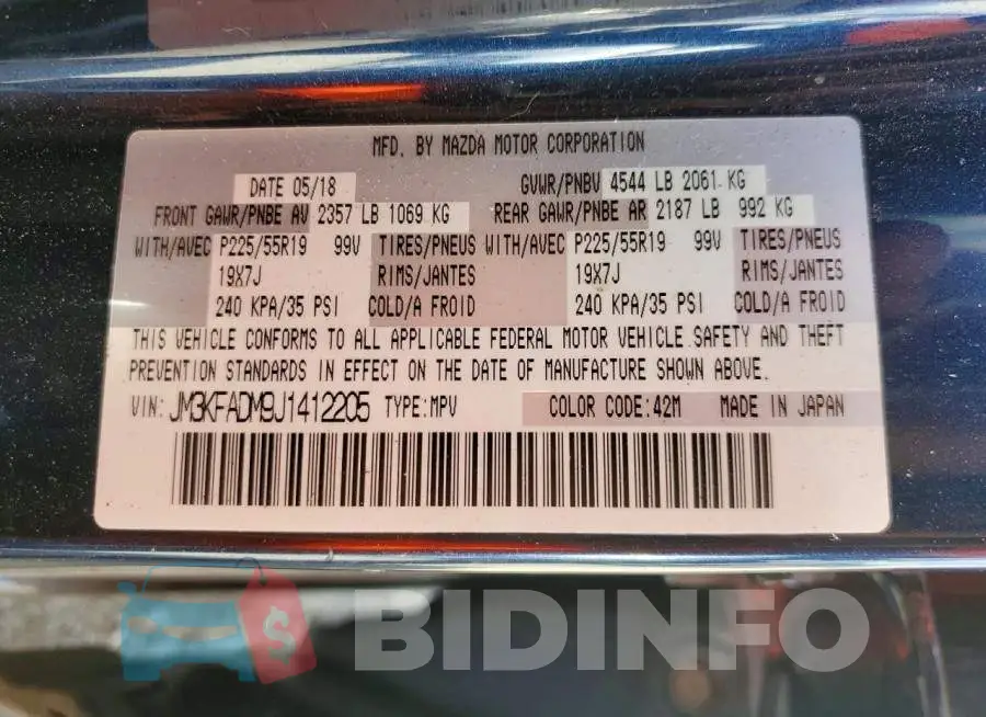 JM3KFADM9J1412205 Photo# 12