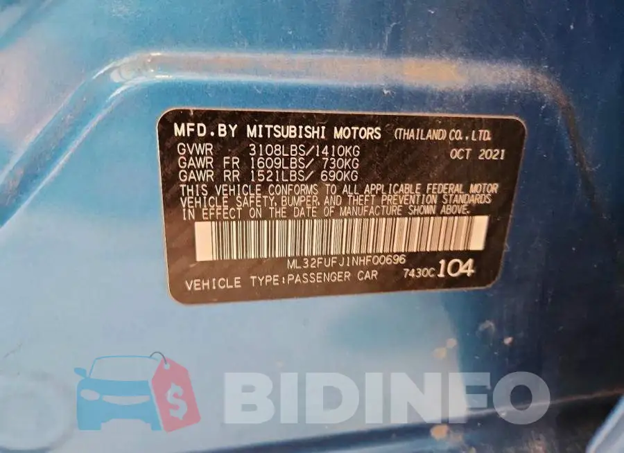 ML32FUFJ1NHF00696 Photo# 12