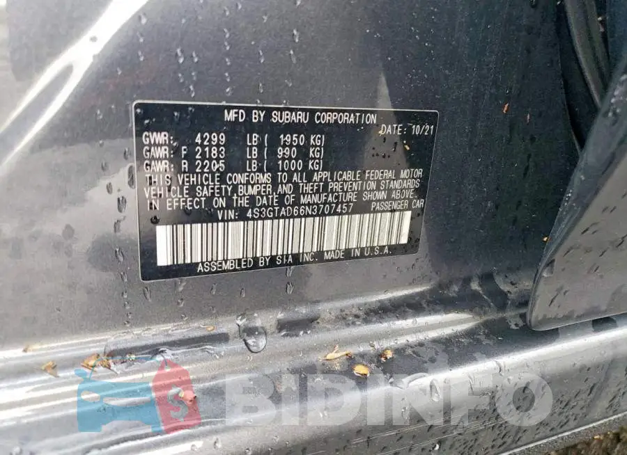 4S3GTAD66N3707457 Photo# 13
