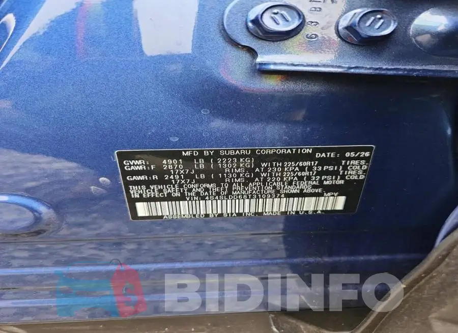4S4SLDD68T3109374 Photo# 14