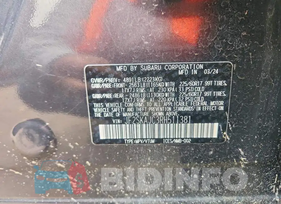 JF2SKAJC3RH511381 Photo# 13