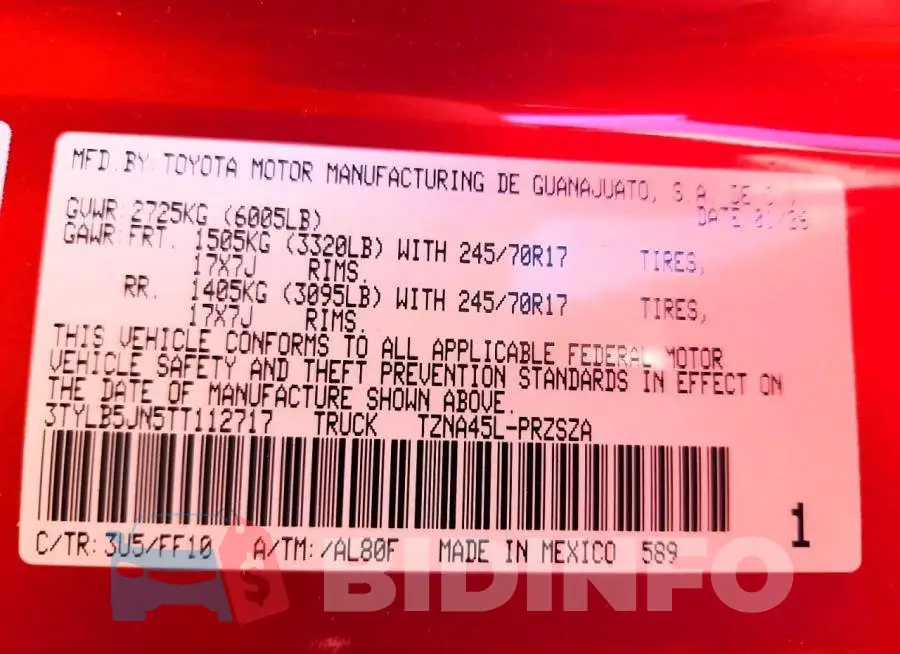 3TYLB5JN5TT112717 Photo# 12