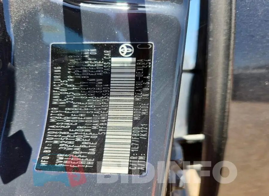 5YFB4MDE4SP355904 Photo# 13