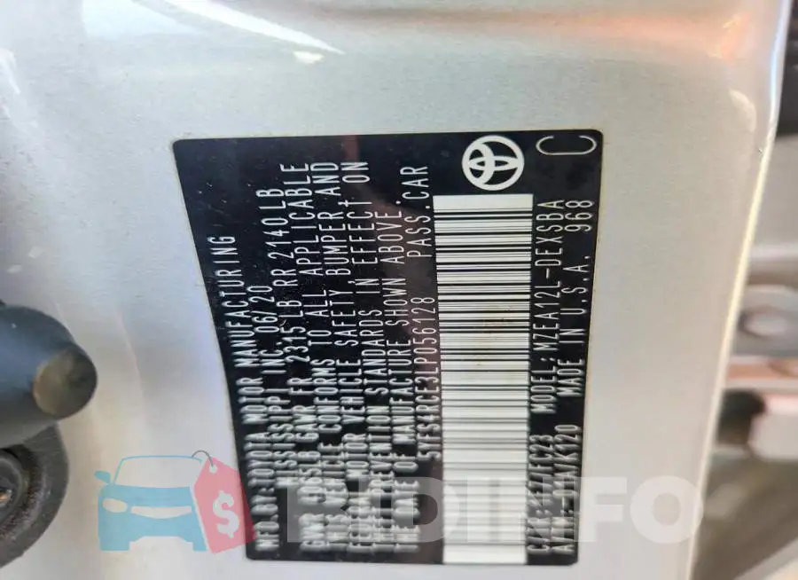 5YFS4RCE3LP056128 Photo# 12