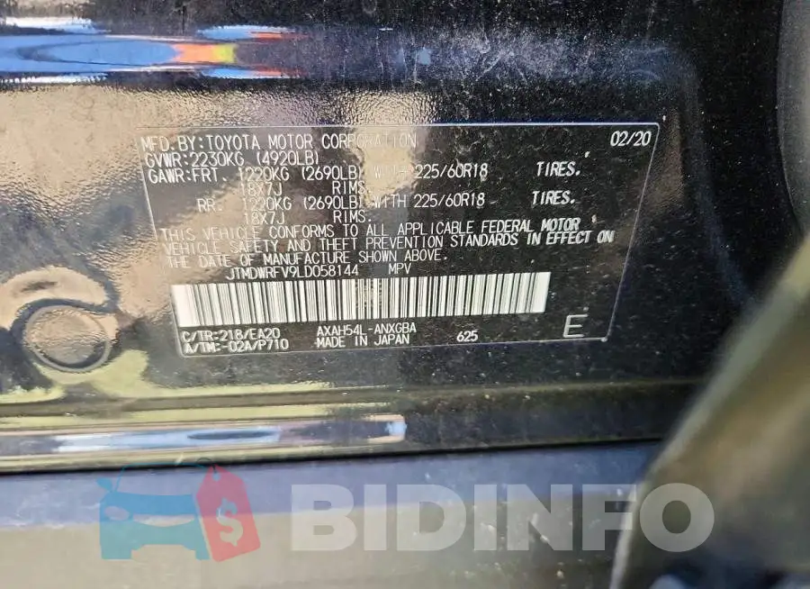 JTMDWRFV9LD058144 Photo# 14